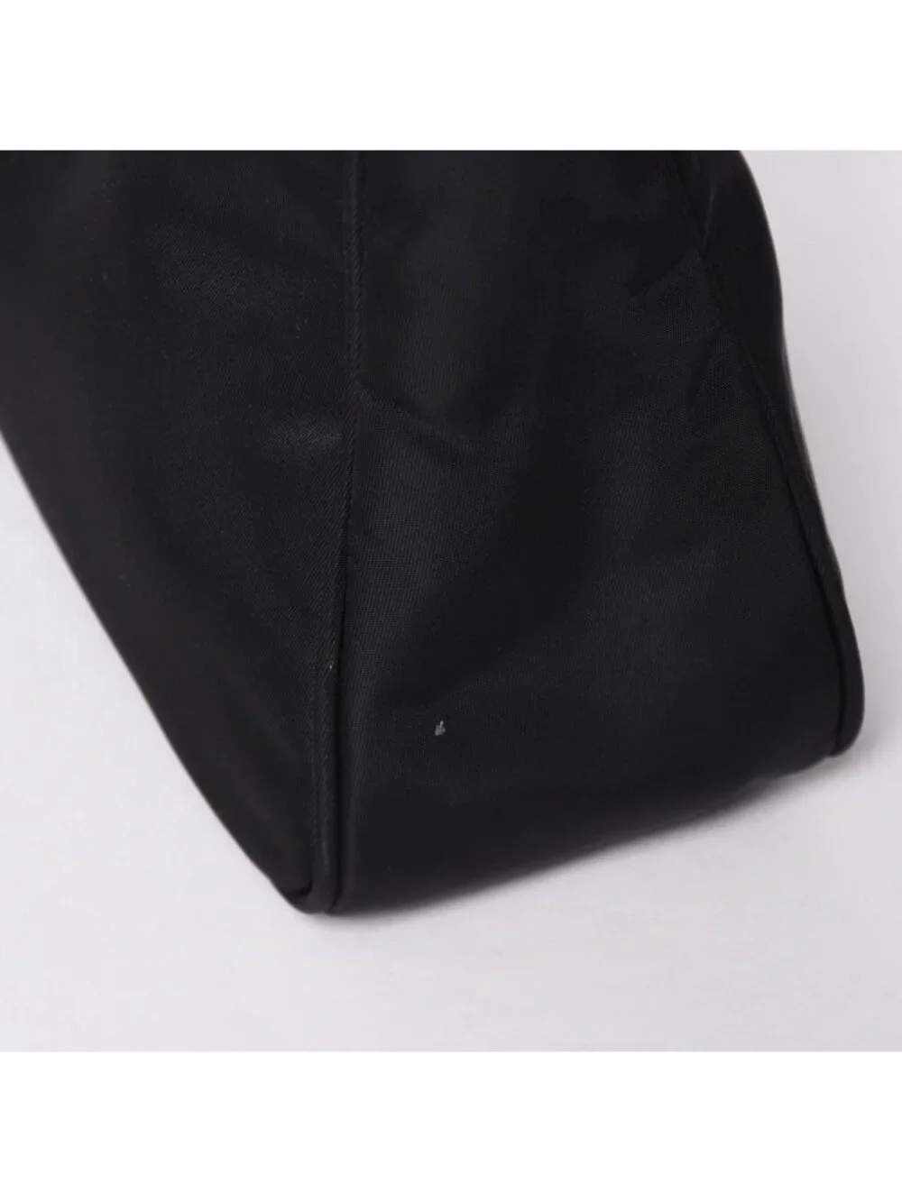 Prada Hobo Handbag Nylon Black